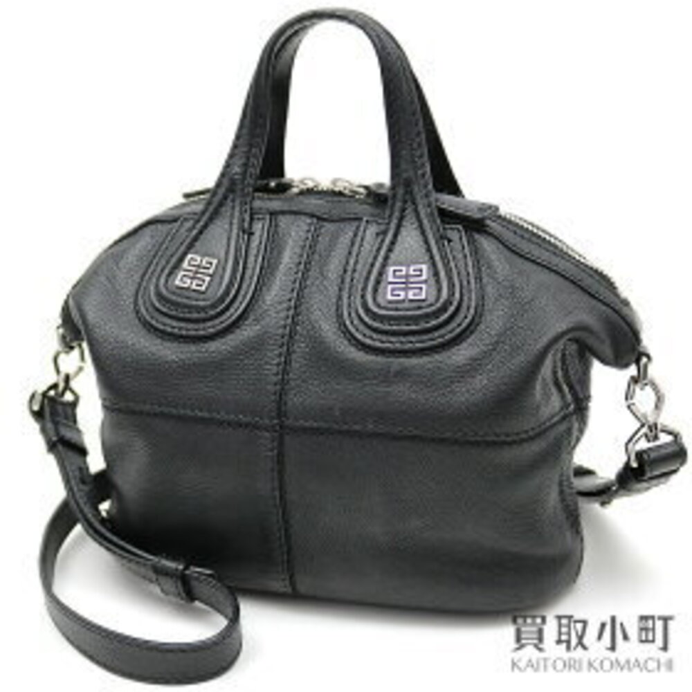Givenchy Nightingale Handbag Black Leather Shoulder Crossbody Bag